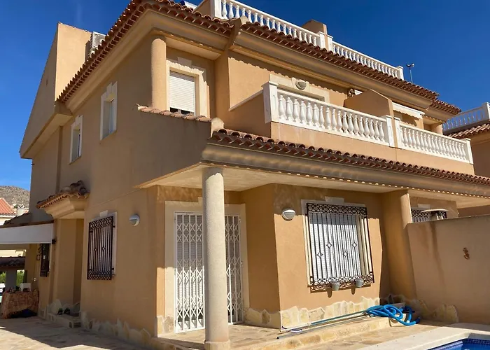 Stunning 4-Bed Villa In Bolnuevo With Pool
