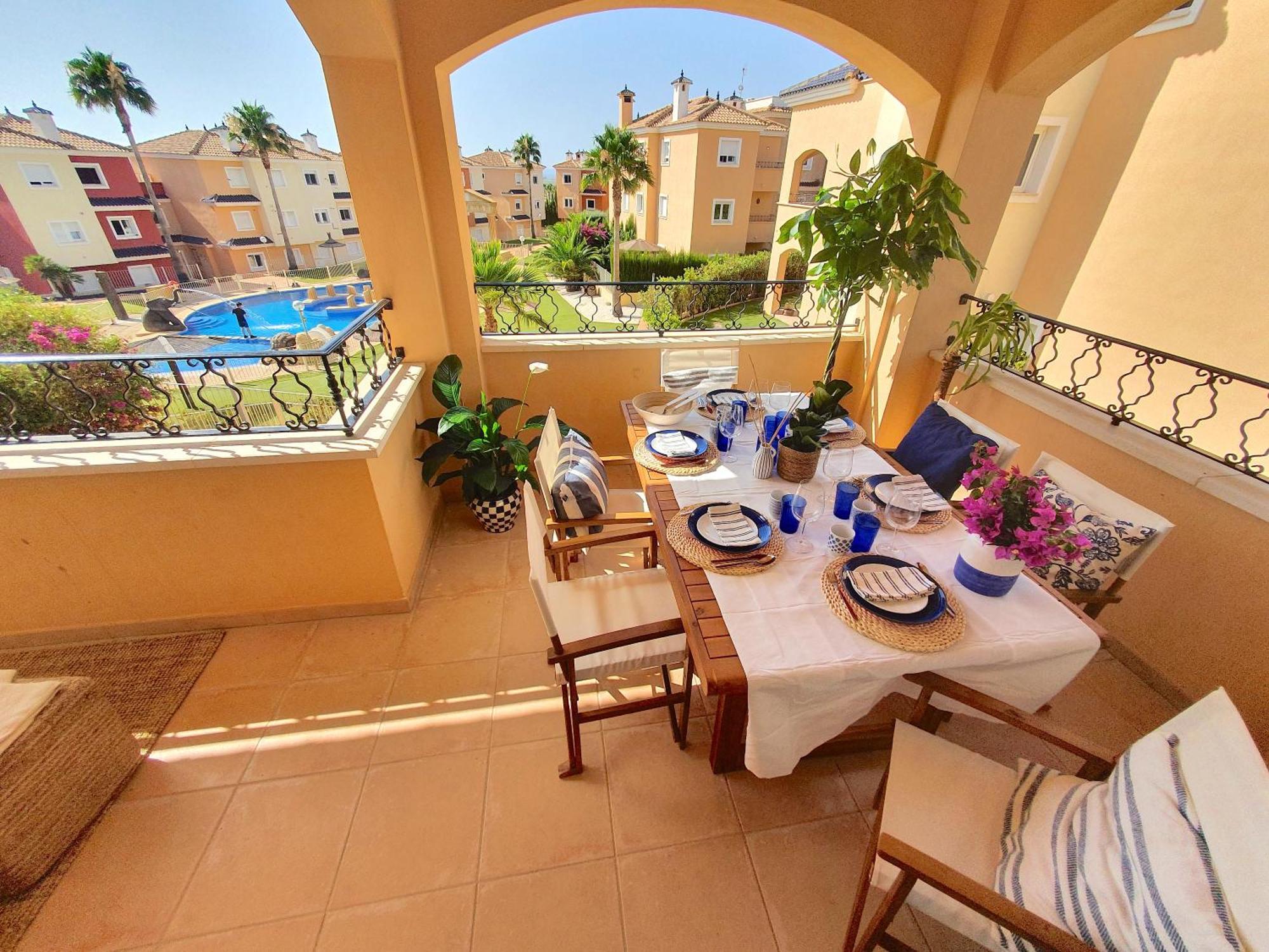 Increíble Duplex 2 Plantas Vistas Piscina Altaona Golf -mosa * Murcia