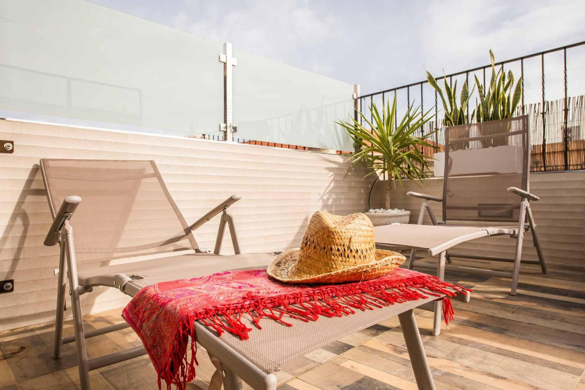 Apartamento Y Terraza Puente Viejo Junto A La Catedral Murcia